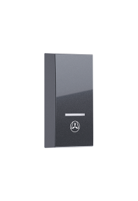 ^ MODYS BUTTON WITH INDICATOR & SYMBOL VENTILATOR 1 M. ANTHRACITE