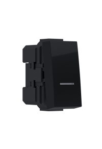 ^MODYS CONTROL 2 WAY SWITCH MATT BLACK 1 M. 1P 10AX 250VAC IP20 