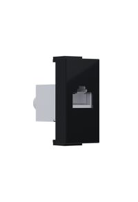 ^ MODYS TELEPHONE SOCKET MATT BLACK 1 M. RJ11 CAT.3 IP20