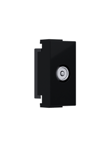 ^ MODYS TV-R SOCKET MALE CONNECTOR MATT BLACK 1 M. ENL-LINE IP20