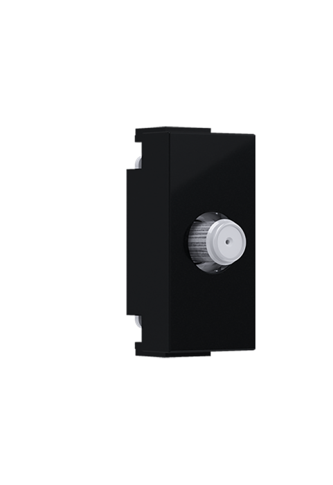 ^ MODYS SAT SOCKET FEMALE CONNECTOR MATT BLACK 1 M. END-LINE IP20