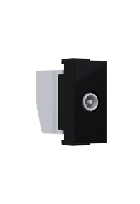 ^ MODYS TV-R SOCKET END-LINE MATT BLACK 1 M. IP20