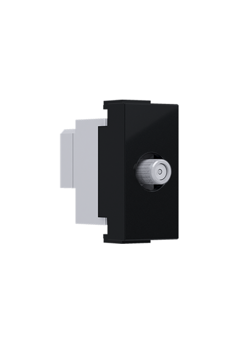 ^ MODYS SAT SOCKET END-LINE MATT BLACK 1 M. IP20