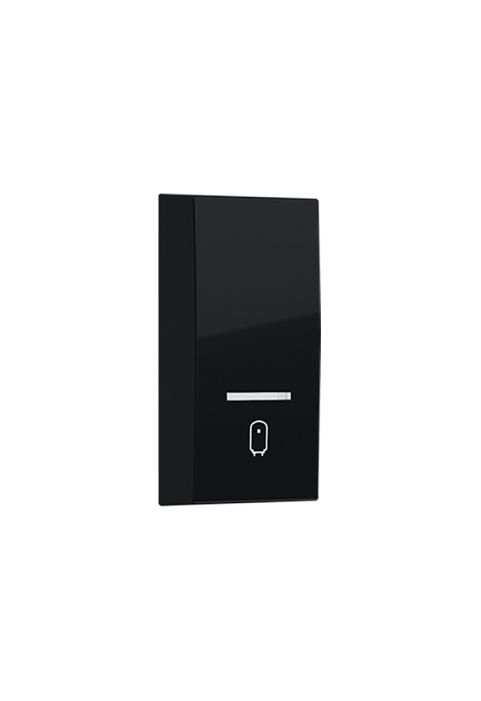 ^ MODYS BUTTON WITH INDICATOR & SYMBOL BOILER 1 M. MATT BLACK
