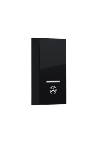 ^ MODYS BUTTON WITH INDICATOR & SYMBOL VENTILATOR 1 M. MATT BLACK