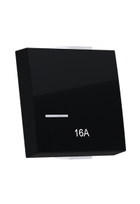 ^ MODYS BUTTON WITH INDICATOR 16A 2 M. MATT BLACK