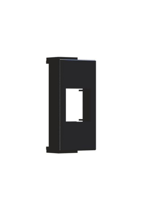^ MODYS MOUNTING FRAME BLANK FOR KEYSTONE MATT BLACK 1 M. IP21