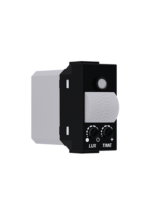 ^ MODYS PIR MOTION DETECTOR MATT BLACK 1 M. 1P 5(1)A 230VAC IP20