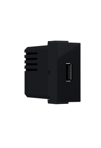^ MODYS USB CHARGER MATT BLACK 1 M. 1xUSB 5VDC 1.2A IP20