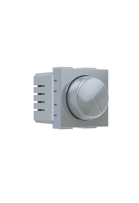 ^ MODYS ROTARY 2-WAY DIMMER LED (7-110W) 2ΣΤ. 250VAC IP20 SILVER
