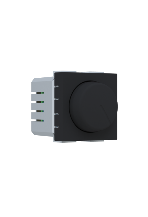 ^ MODYS ROTARY 2-WAY DIMMER LED (7-110W) 2ΣΤ. 250VAC IP20 MATT BLACK