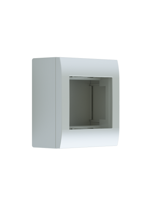 ^ WALL MOUNTING BOX 2M IP20 IVORY