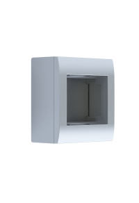 ^ WALL MOUNTING BOX 2M IP20 SILVER