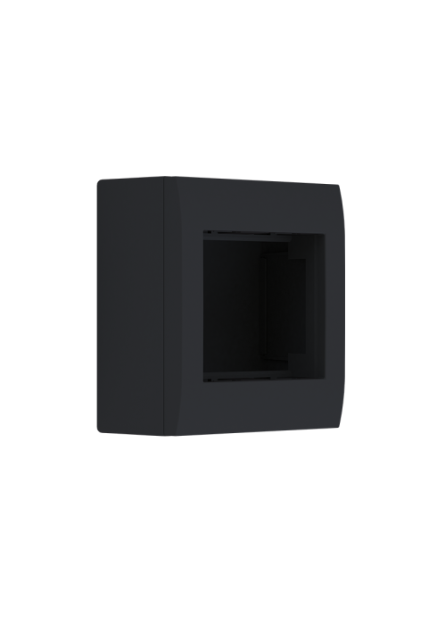 ^ WALL MOUNTING BOX 2M IP20 MAT BLACK