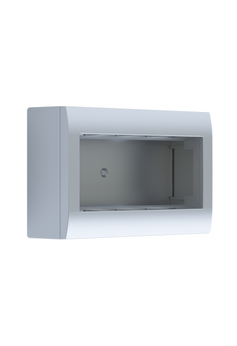 ^ WALL MOUNTING BOX 2M IP20 SILVER