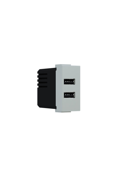 ^ MODYS USB CHARGER IVORY 1 M. 2xUSB TYPE A+C 5VDC 3A IP20