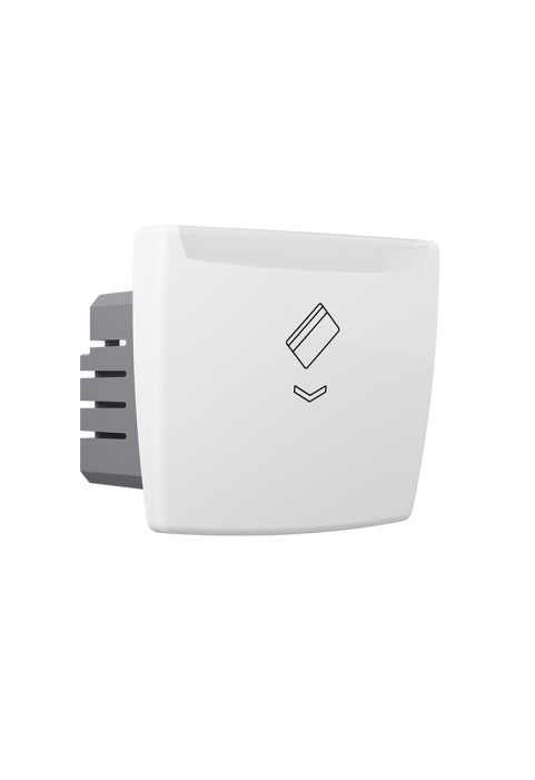 ^ MODYS MECHANICAL CARD SWITCH 220V 10A IP 20 WHITE