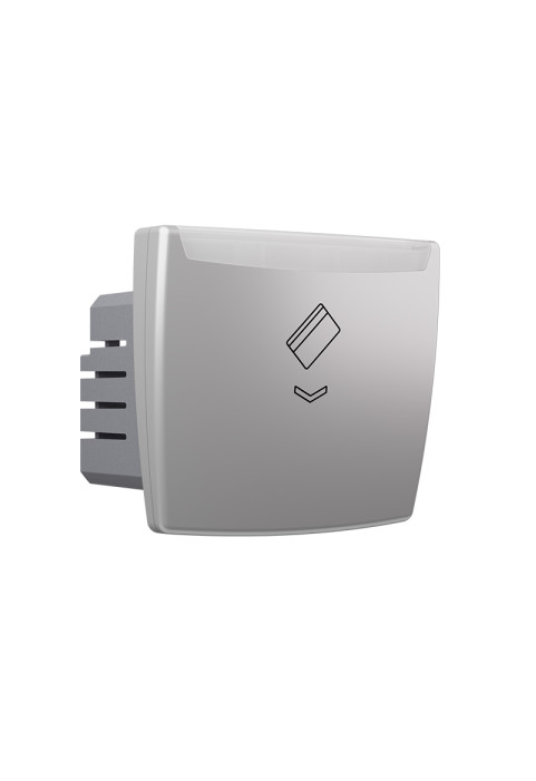 ^ MODYS MECHANICAL CARD SWITCH 220V 10A IP 20 SILVER
