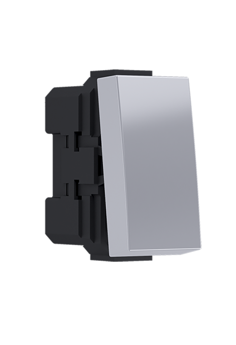 ^ MODYS 1 WAY SWITCH SILVER 1 M. 1P 10AX 250VAC IP20 