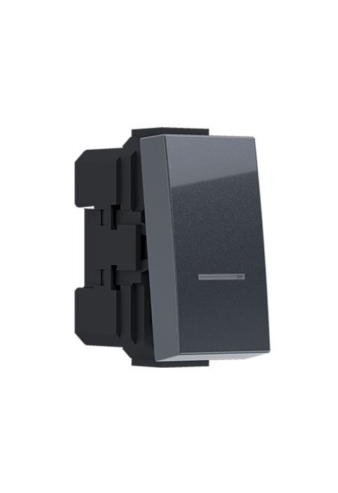 ^MODYS CONTROL 2 WAY SWITCH ANTHRACITE 1 M. 1P 10AX 250VAC IP20 