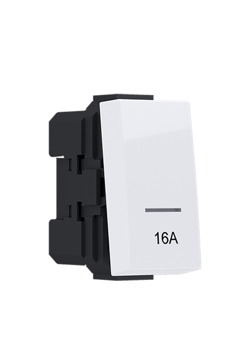 ^MODYS 2-POLE SWITCH (0-1) WITH 16A INDICATOR WHITE 1 M. 2P 16AX 250VAC IP20 