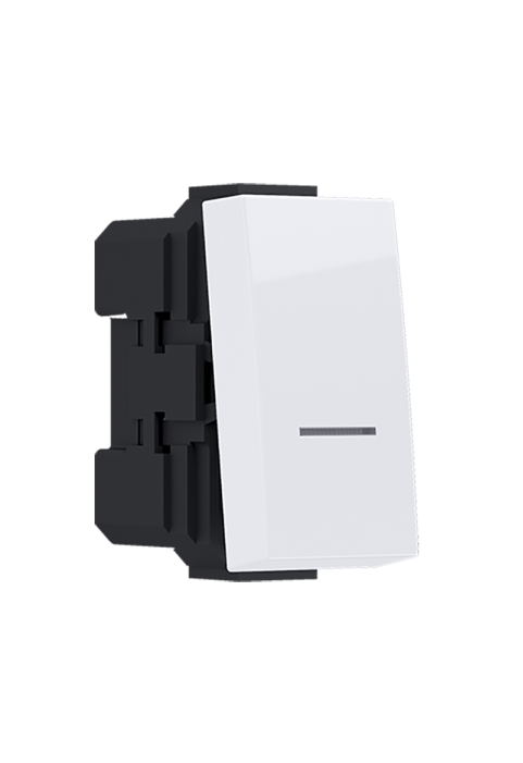 ^MODYS PUSH BUTTON SWITCH WHITE 1 M. 1P 10A 250VAC IP20 