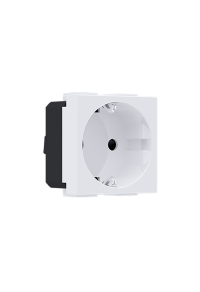 MODYS SCHUKO SOCKET WITH SHUTTERS WHITE 2 M. 2P+E 16A 250VAC IP20