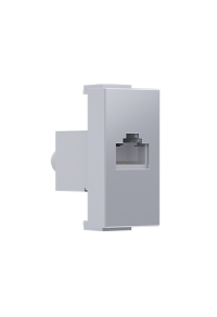 ^ MODYS TELEPHONE SOCKET SILVER 1 M. RJ11 CAT.3 IP20