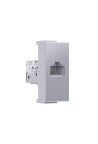 ^ MODYS DATA SOCKET SILVER 1 M. RJ45 CAT.5Ε UNSCREENED IP20