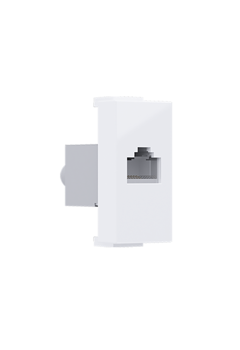 ^ MODYS DATA SOCKET WHITE 1 M. RJ45 CAT.6 SCREENED IP20