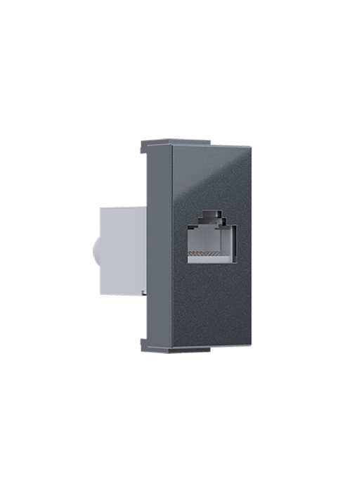 ^ MODYS DATA SOCKET ANTHRACITE 1 M. RJ45 CAT.6 SCREENED IP20