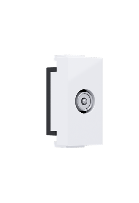 ^ MODYS TV-R SOCKET MALE CONNECTOR WHITE 1 M. ENL-LINE IP20