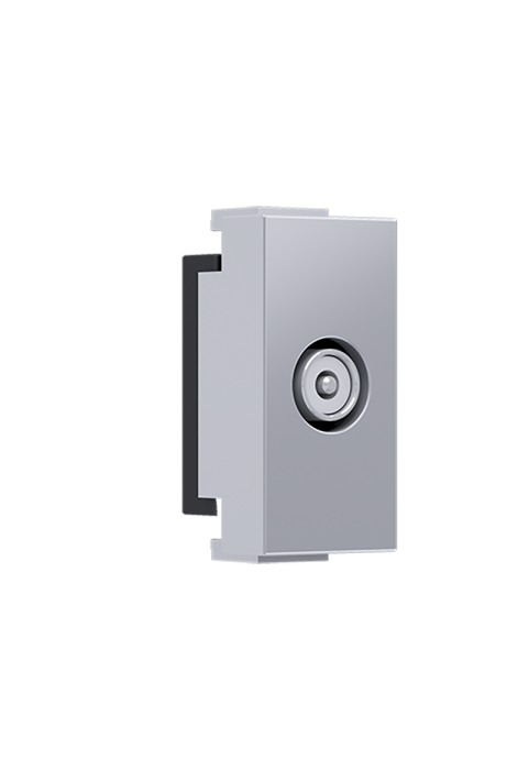 ^ MODYS TV-R SOCKET MALE CONNECTOR SILVER 1 M. ENL-LINE IP20