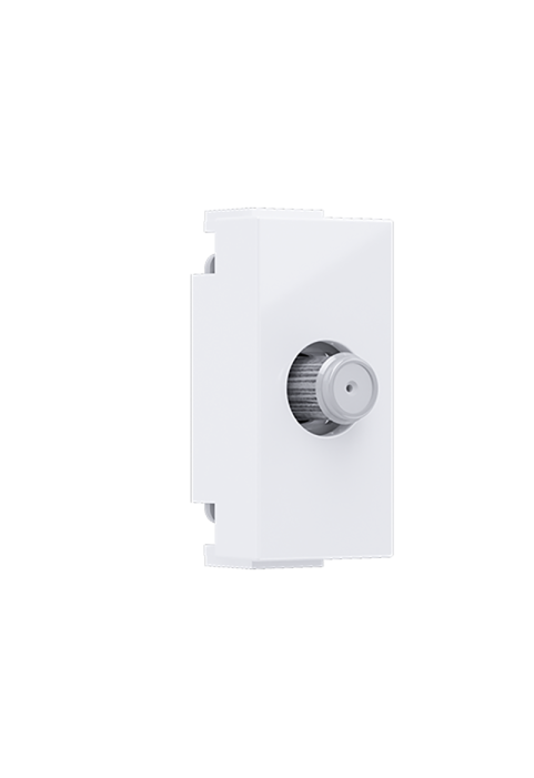 ^ MODYS SAT SOCKET FEMALE CONNECTOR WHITE 1 M. END-LINE IP20