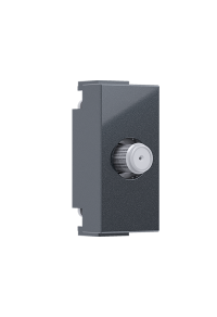 ^ MODYS SAT SOCKET FEMALE CONNECTOR ANTHRACITE 1 M. END-LINE IP20