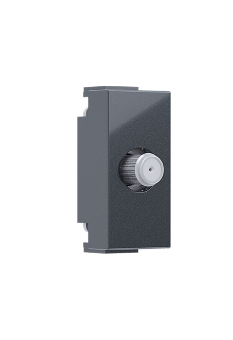 ^ MODYS SAT SOCKET FEMALE CONNECTOR ANTHRACITE 1 M. END-LINE IP20