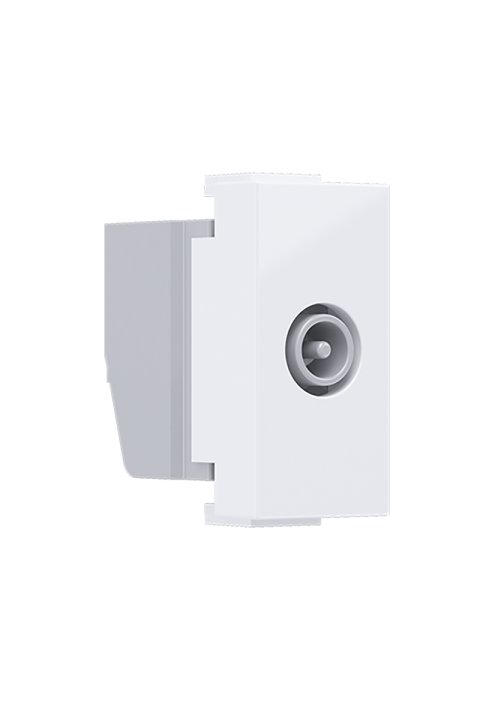 ^ MODYS TV-R SOCKET END-LINE WHITE 1 M. IP20