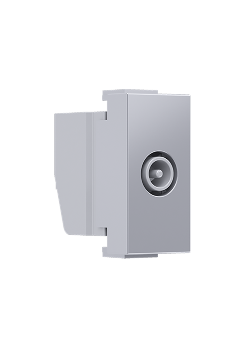 ^ MODYS TV-R SOCKET END-LINE SILVER 1 M. IP20