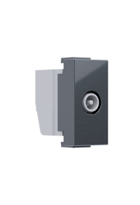 ^ MODYS TV-R SOCKET END-LINE ANTHRACITE 1 M. IP20
