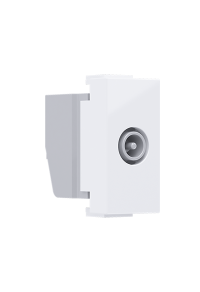 ^ MODYS TV-R SOCKET THROUGH-LINE WHITE 1 M. IP20