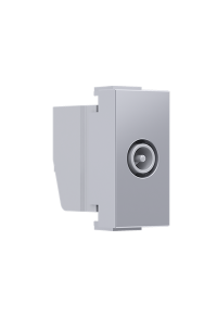 ^ MODYS TV-R SOCKET THROUGH-LINE SILVER 1 M. IP20
