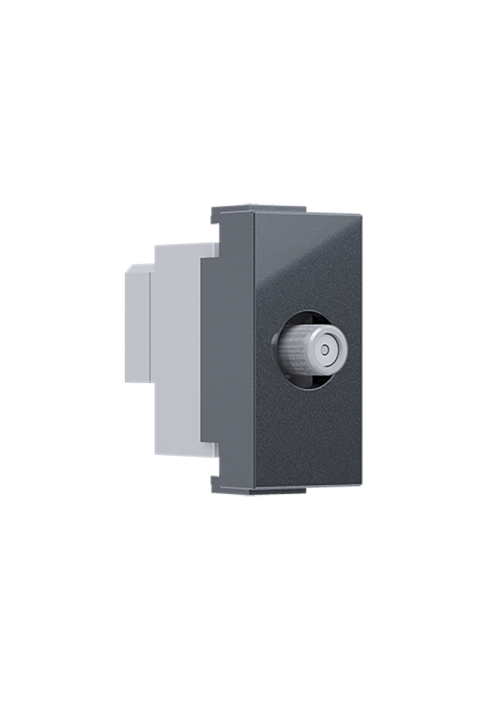^ MODYS SAT SOCKET END-LINE ANTHRACITE 1 M. IP20