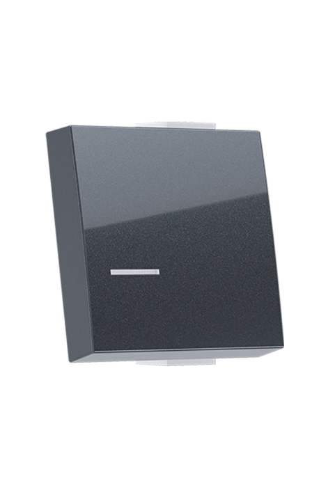 ^ MODYS BUTTON WITH INDICATOR 2 M. ANTHRACITE