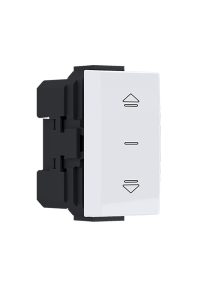 ^MODYS PUSH BUTTON BLIND SWITCH WHITE 1 M. 2P 10A 250VAC IP20 