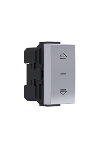 ^MODYS PUSH BUTTON BLIND SWITCH SILVER 1 M. 2P 10A 250VAC IP20 