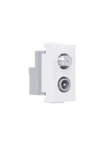 ^ MODYS SAT TV-R SOCKET END-LINE WHITE 1 M. IP20