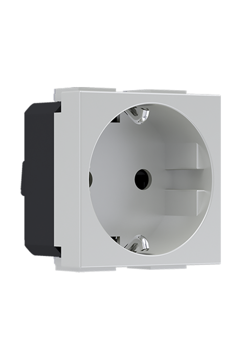 ^MODYS SCHUKO SOCKET IVORY 2 M. 2P+E 16A 250VAC IP20