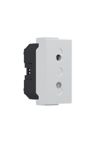 ^ MODYS EURO SOCKET WITH SHUTTERS IVORY 1 M. 2P 10A 250VAC IP20 