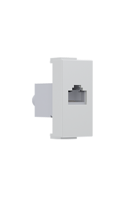 ^ MODYS TELEPHONE SOCKET IVORY 1 M. RJ11 CAT.3 IP20