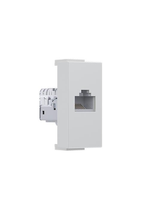 ^ MODYS DATA SOCKET IVORY 1 M. RJ45 CAT.5Ε UNSCREENED IP20